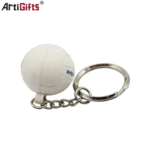 Round-Shaped Soft PVC and Silicone Keychain Custom