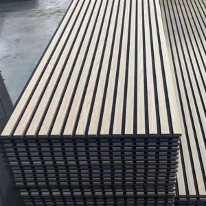 3D Design Interior 3000*210*210mm Fluted WPC Wall Panel Use for Outdoor Bamboo Exterior