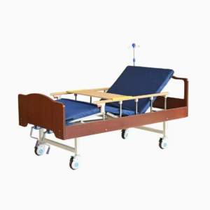 Adjustable Wooden Bed for Elderly with Remote Control