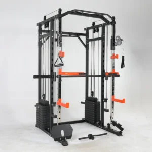 Home Gym Equipment Power Squat Rack Smith Machine with 140kg Weight Stack